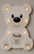 Gepersonaliseerde Teddybeer Lamp met Naam 🧸✨