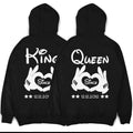 Matching King & Queen hoodies 👑💑